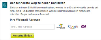 Kontakte aus Mail-Konto
